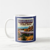 BLAUE RIDGE PARKWAY - VIRGINIA - NORTH CAROLINA US KAFFEETASSE (Links)