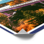 BLAUE RIDGE PARKWAY - VIRGINIA - NORTH CAROLINA US POSTER (Ecke)