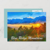 Blaue Ridge Postkarte (Vorne/Hinten)