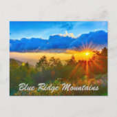 Blaue Ridge Postkarte (Vorderseite)