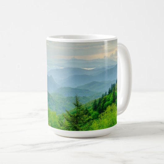 Blaue Ridge-Tasse Kaffeetasse (VorderseiteRechts)