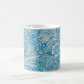 Blaue Ringelblume William Morris Muster Kaffeetasse (Mittel)