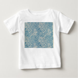 Blaue Ringelblumen (von William Morris) Baby T-shirt