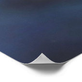 Blaue Ringeloktopie Poster (Ecke)