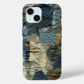 Blaue Rippengargo Camouflage Muster Sommerstrand Case-Mate iPhone Hülle (Rückseite)