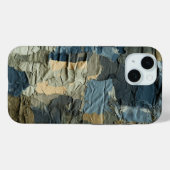 Blaue Rippengargo Camouflage Muster Sommerstrand Case-Mate iPhone Hülle (Rückseite (Horizontal))