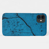 Blaue Risse an der Wand Case-Mate iPhone Hülle (Rückseite (Horizontal))