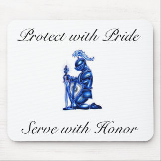 Blaue RitterMausunterlagen Mousepad