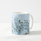 Blaue Rittersporn Kaffeetasse (VorderseiteRechts)