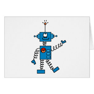 Blaue Roboter-T-Shirts und Geschenke