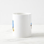 Blaue Rollen-Skate Kaffeetasse (Mittel)