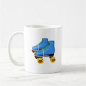 Blaue Rollen-Skate Kaffeetasse (Links)