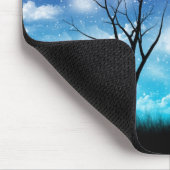 Blaue Romance Mausunterlage Mousepad (Ecke)