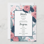 Blaue Rosa Blumenzwiebeln Programm für Wasserfarbe (Vorderseite)