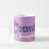 Blaue rosa Tasse "des Landtölpel" Denims (Vorderseite Links)