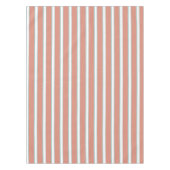 Blaue, rosa und weiße Streifen Tischdecke (Vorderseite)