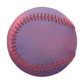 Blaue rosa Wolken Baseball (Vorderseite Links)