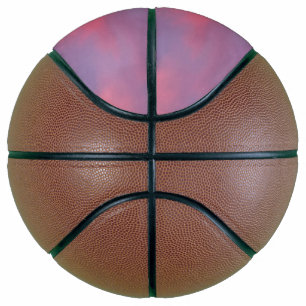 Blaue rosa Wolken Basketball
