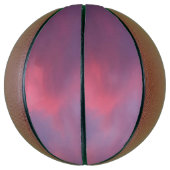 Blaue rosa Wolken Basketball (Vertikal)