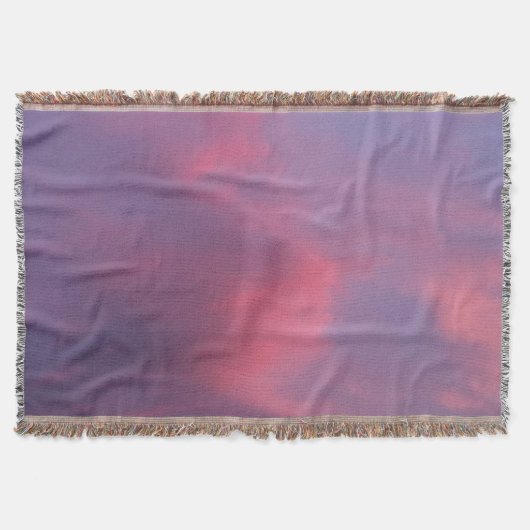 Blaue rosa Wolken Decke (Vorderseite)