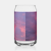 Blaue rosa Wolken Dosenglas (Rechts)