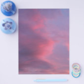 Blaue rosa Wolken Flyer (Einzeln)