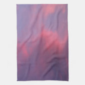 Blaue rosa Wolken Geschirrtuch (Vertikal)