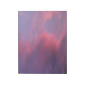 Blaue rosa Wolken Notizblock (Rotiert)