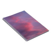 Blaue rosa Wolken Notizblock (Rechte Seite)