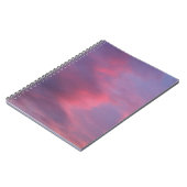 Blaue rosa Wolken Notizblock (Linke Seite)
