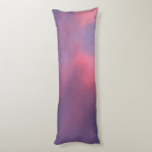 Blaue rosa Wolken Seitenschläferkissen (Rückseite (Vertikal))