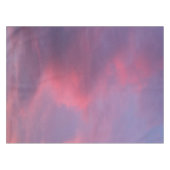 Blaue rosa Wolken Tischdecke (Vorderseite (Horizontal))