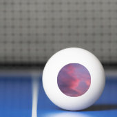 Blaue rosa Wolken Tischtennisball (Netto)