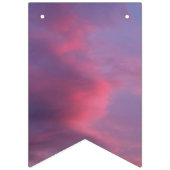 Blaue rosa Wolken Wimpelkette (Zweite Fahne)