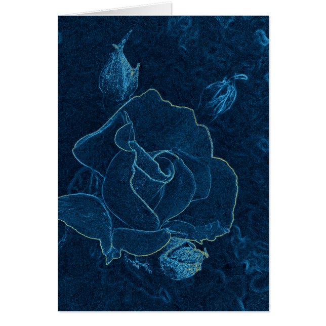 Blaue Rose (Vorne)