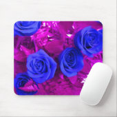 Blaue Rose 2 Mousepad (Mit Mouse)