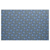 Blaue Rose auf dem Dusky Blue Oversified Calico Stoff (Yard (91,4 cm))