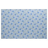 Blaue Rose auf Light Blue Oversized Calico Stoff (Yard (91,4 cm))