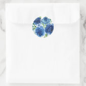 Blaue Rose Aufkleber (Tasche)