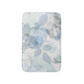 Blaue Rose Badematte (Vorderseite Vertikal)
