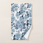 Blaue Rose Badhandtuch Set (Handtuch)