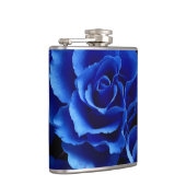 Blaue Rose Blume Pflanze Romantik Flachmann (Rechts)