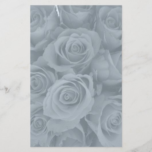 blaue Rose Briefpapier (Vorderseite)