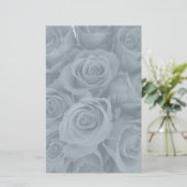 blaue Rose Briefpapier (Stehend Vorderseite)