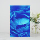 Blaue Rose Briefpapier (Stehend Vorderseite)