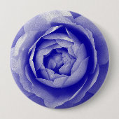 Blaue Rose Button (Vorderseite)
