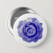 Blaue Rose Button (Vorne & Hinten)