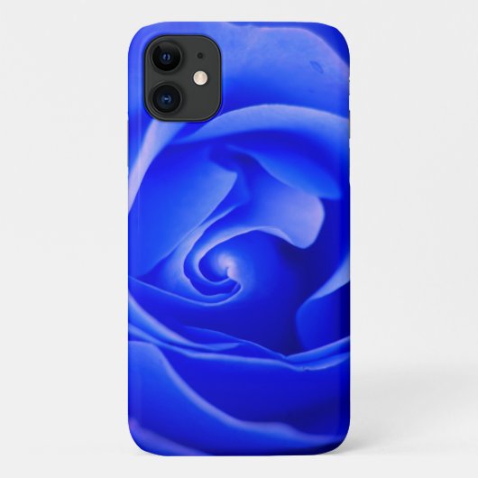 blaue Rose Case-Mate iPhone Hülle (Rückseite)
