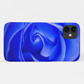 blaue Rose Case-Mate iPhone Hülle (Rückseite (Horizontal))