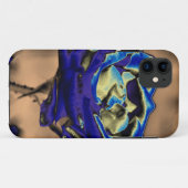 Blaue Rose Case-Mate iPhone Hülle (Rückseite (Horizontal))